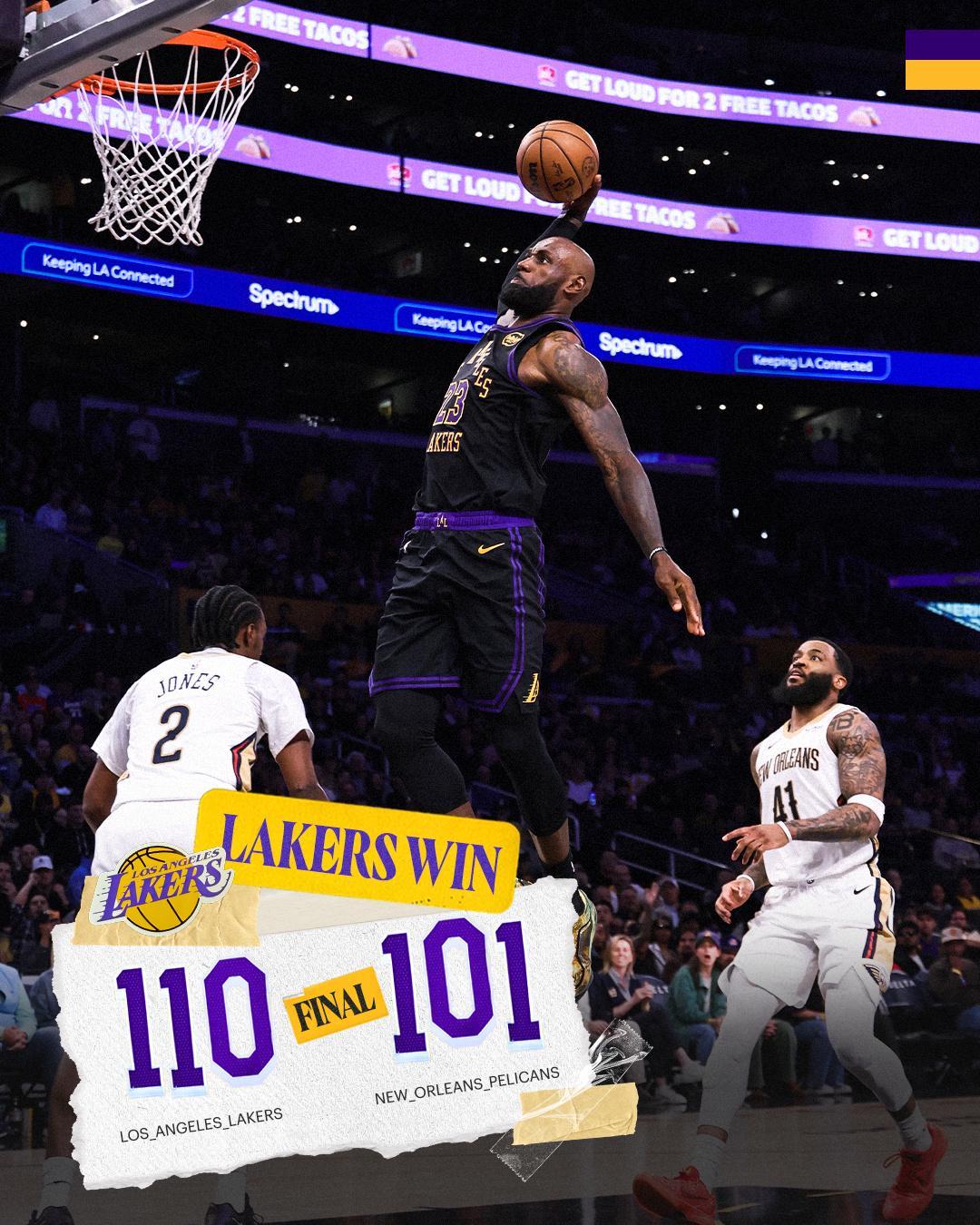 华体会官网-湖人胜鹈鹕取3连胜!看到锡安逐渐平庸,才懂詹姆斯真的被低估了